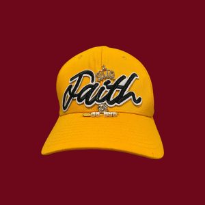 “FAITH” fitted baseball cap
