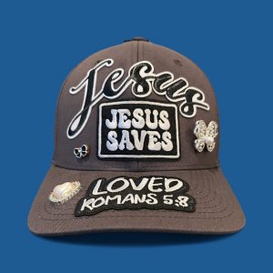 "Jesus Saves” fitted baseball cap